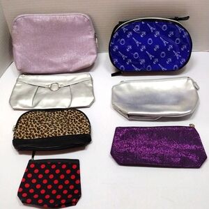 Lancome Cosmetic Makeup Assorted Bags Lot of 7